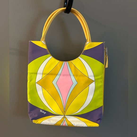 Psychedelic Multicolor shoulder bag y2k 70s inspired - Picture 1 of 5